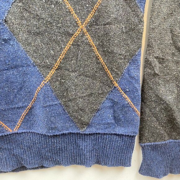 Gap Sweater Argile Gray and Blue Mens Large - Picture 6 of 11